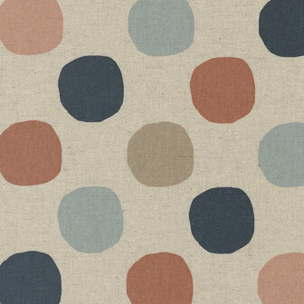 Melrose - Mochi Linen Big Dots Canvas