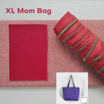 PRE-ORDER XL Mom Bag DIY pakket - maraschino