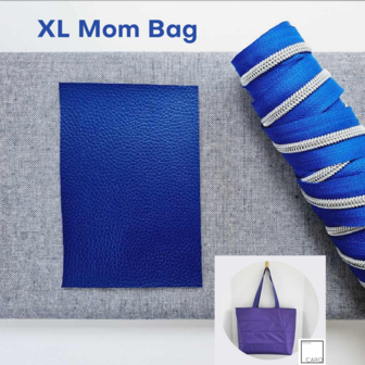 PRE-ORDER XL Mom Bag DIY pakket - kobalt