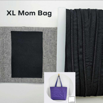 PRE-ORDER XL Mom Bag DIY pakket - zwart