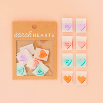 Labels &#039;Candy Hearts&#039;